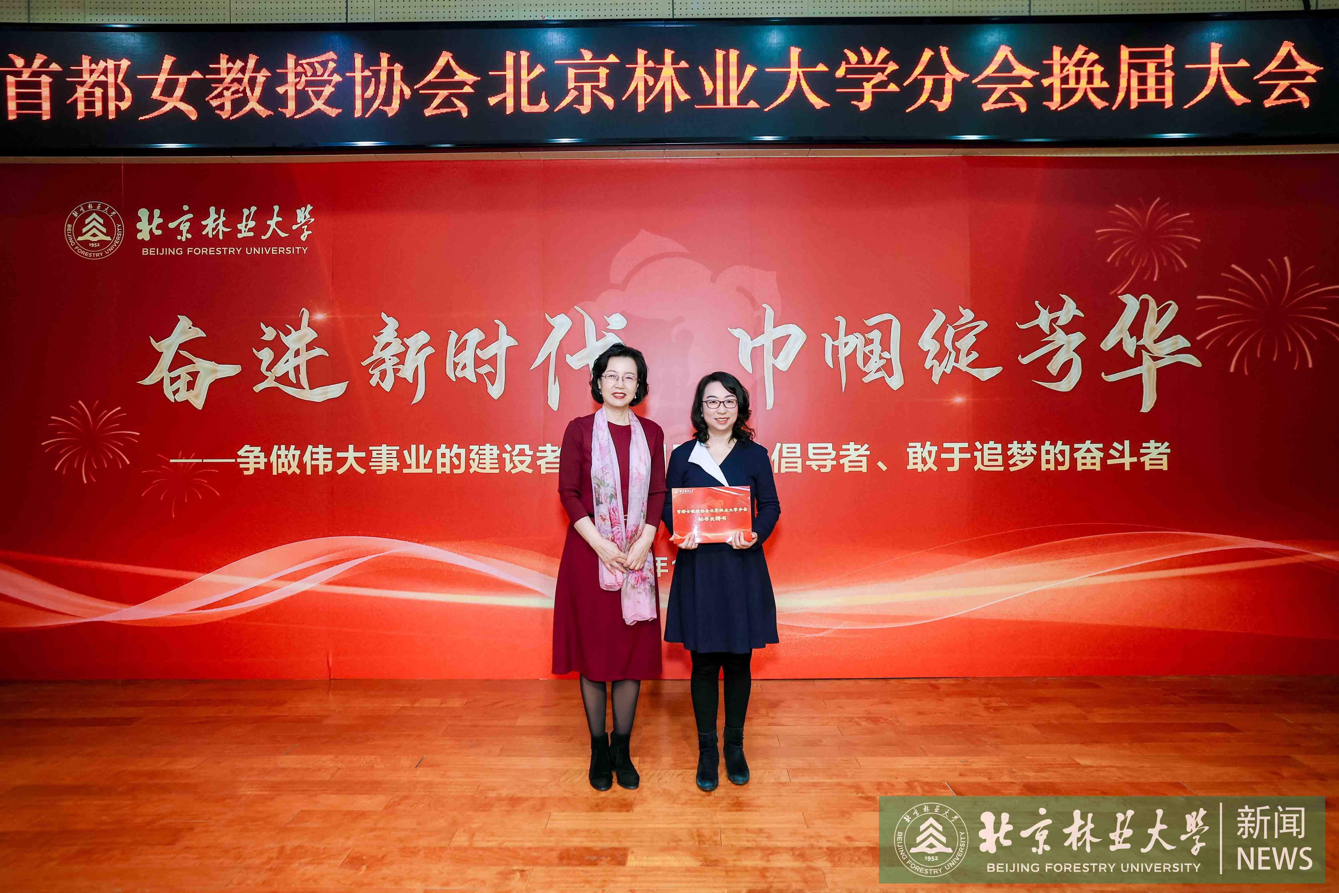 董丽会长为秘书长颁发聘书.jpg